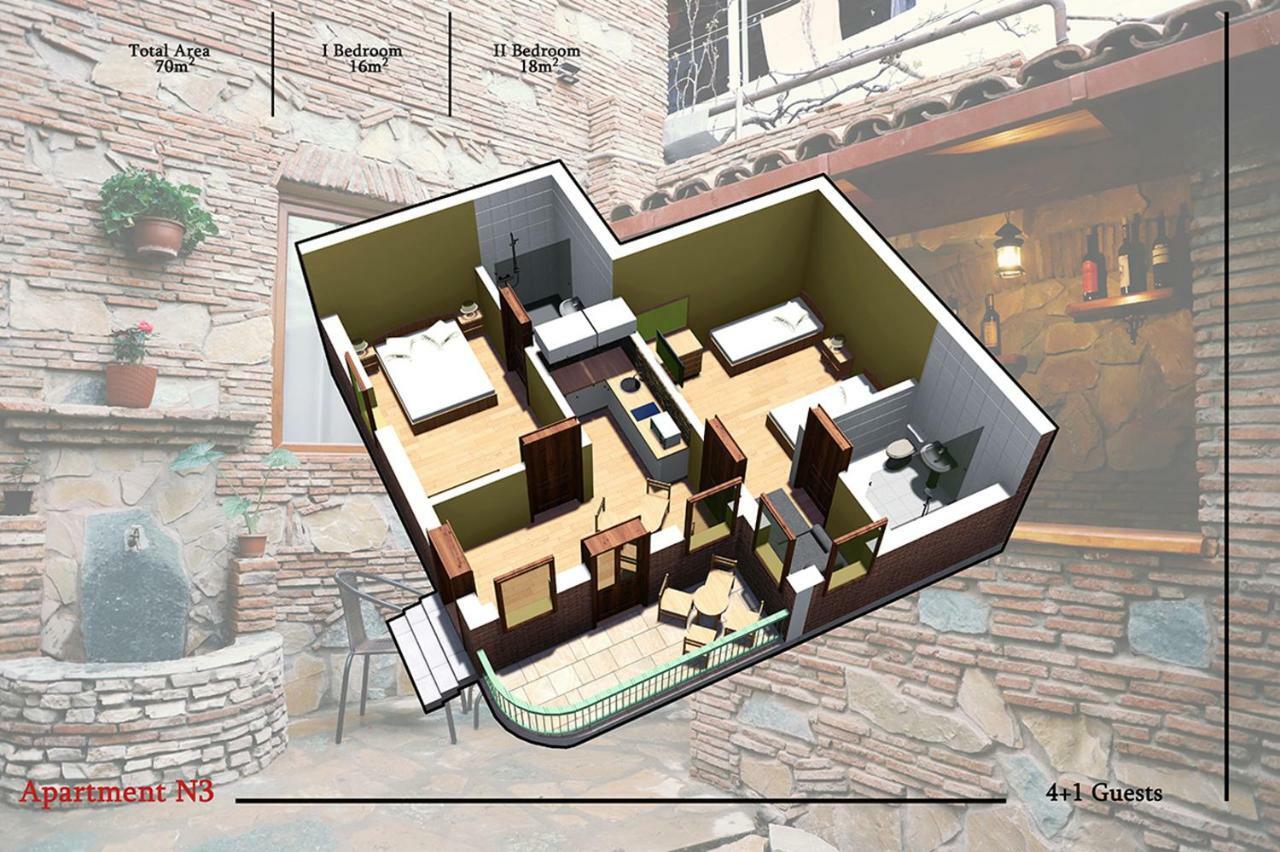 Apart Hotel With Wine Cellar - Old Tbilisi 1897 المظهر الخارجي الصورة