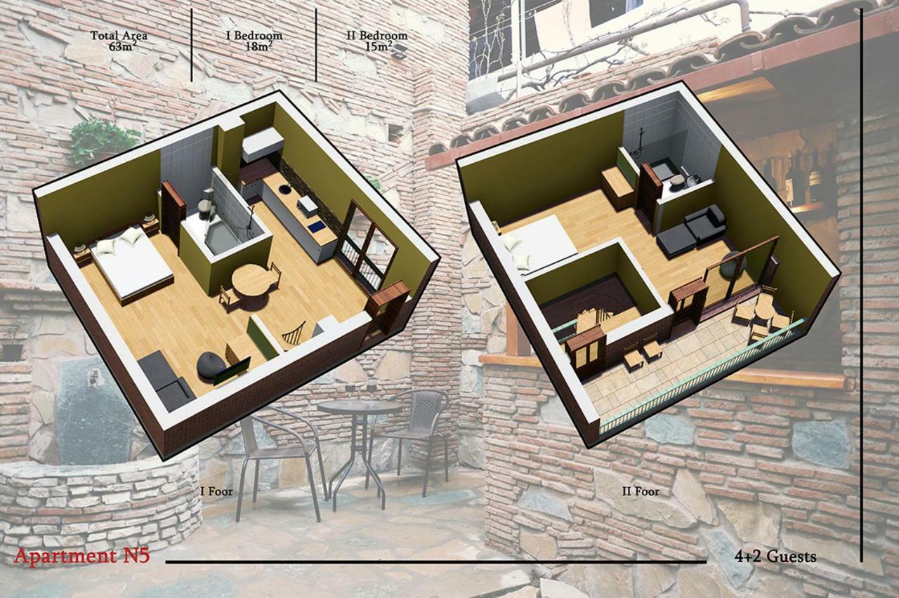 Apart Hotel With Wine Cellar - Old Tbilisi 1897 المظهر الخارجي الصورة